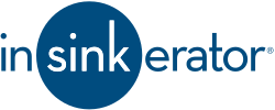InSinkErator logo, a trusted brand for plumbing parts and fixtures, relevant to plumbers' services in Franklin County